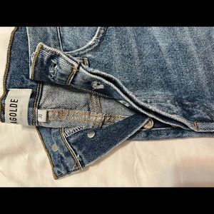 AGOLDE: Parker Long Loose Fit Vintage Short